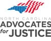 North Carolina advocates for justice badge